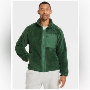 Goodfellow & Co Sherpa Zip Up Sweatshirt